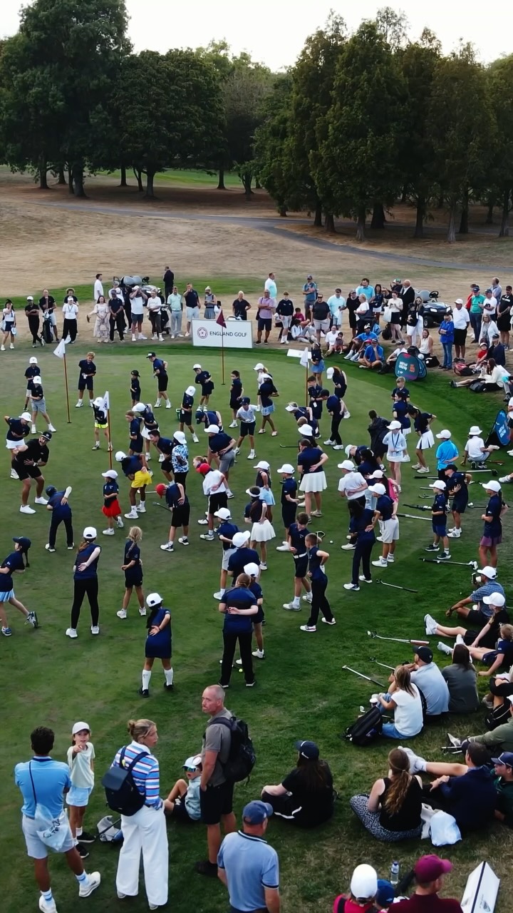 The FUTURE of golf. 

We loved seeing @coachmitchcook & @faldo006 in action with The Faldo Futures 💪 ⛳️ 

