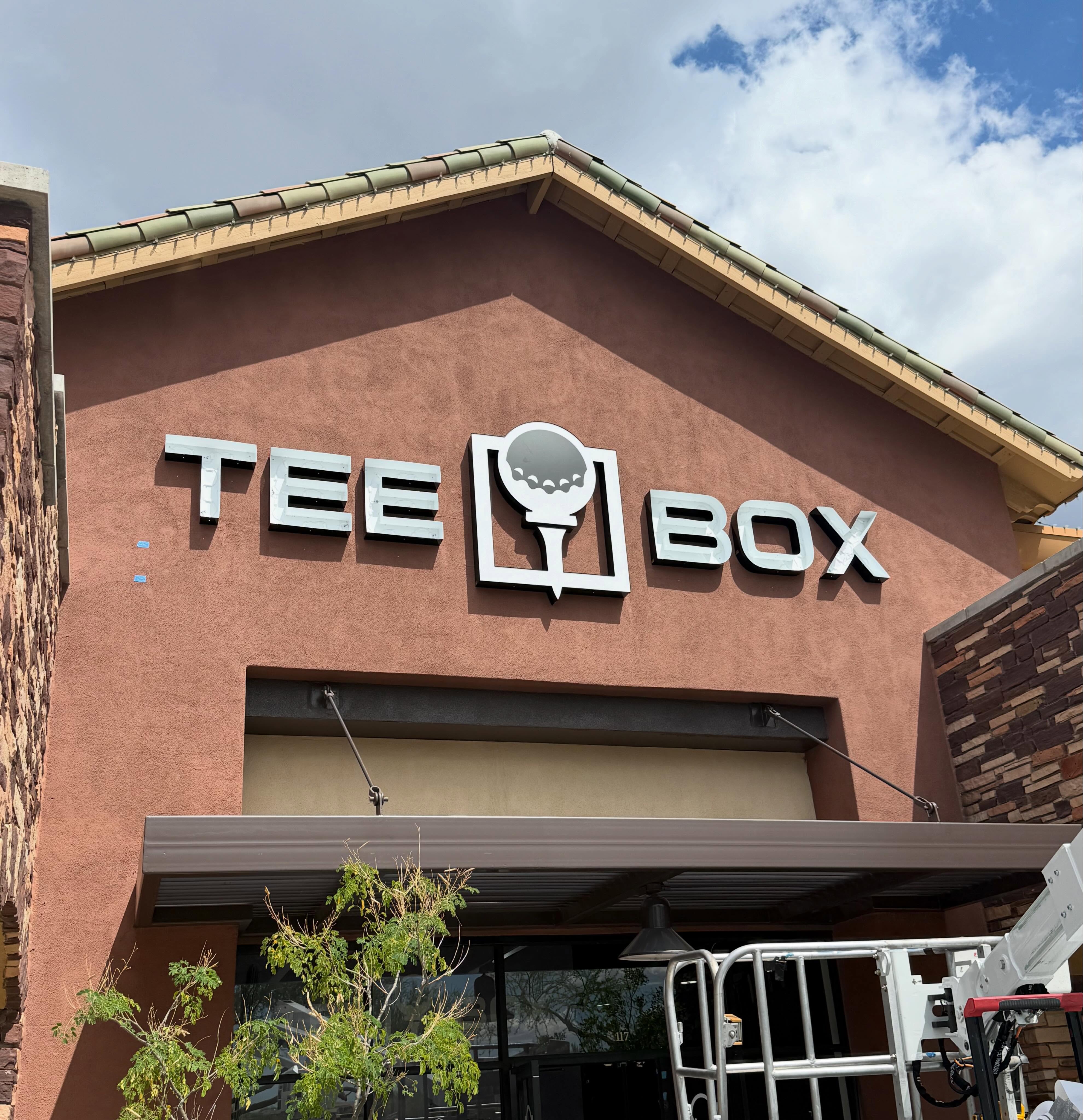 There are moments in business that hit differently&hellip; and this is one of them!

Seeing the Tee Box name finally on the building made everything feel real. The vision, the risk, the long days, the meetings, the setbacks, the excitement &mdash; all leading to this simple moment in time. There truly are no words for the feeling.

We&rsquo;re getting closer every single day, and we cannot wait to open the doors and share what we&rsquo;ve been building with this community. ⛳🔥

Tee Box Oro Valley is coming soon. The dream is becoming reality.